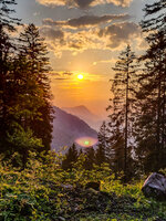 Swiss Alps Sunset
